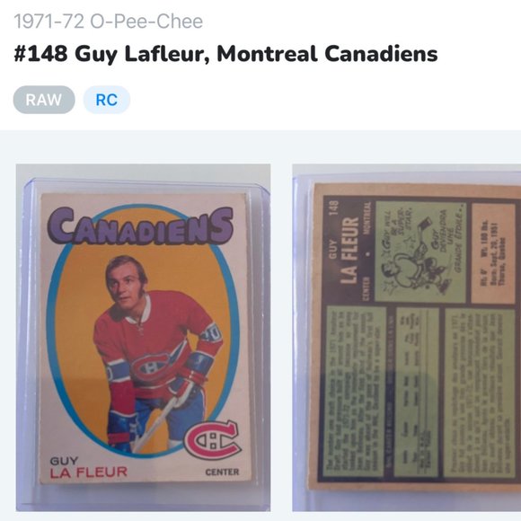 1971 Guy Lafleur Card NM - Picture 1 of 1